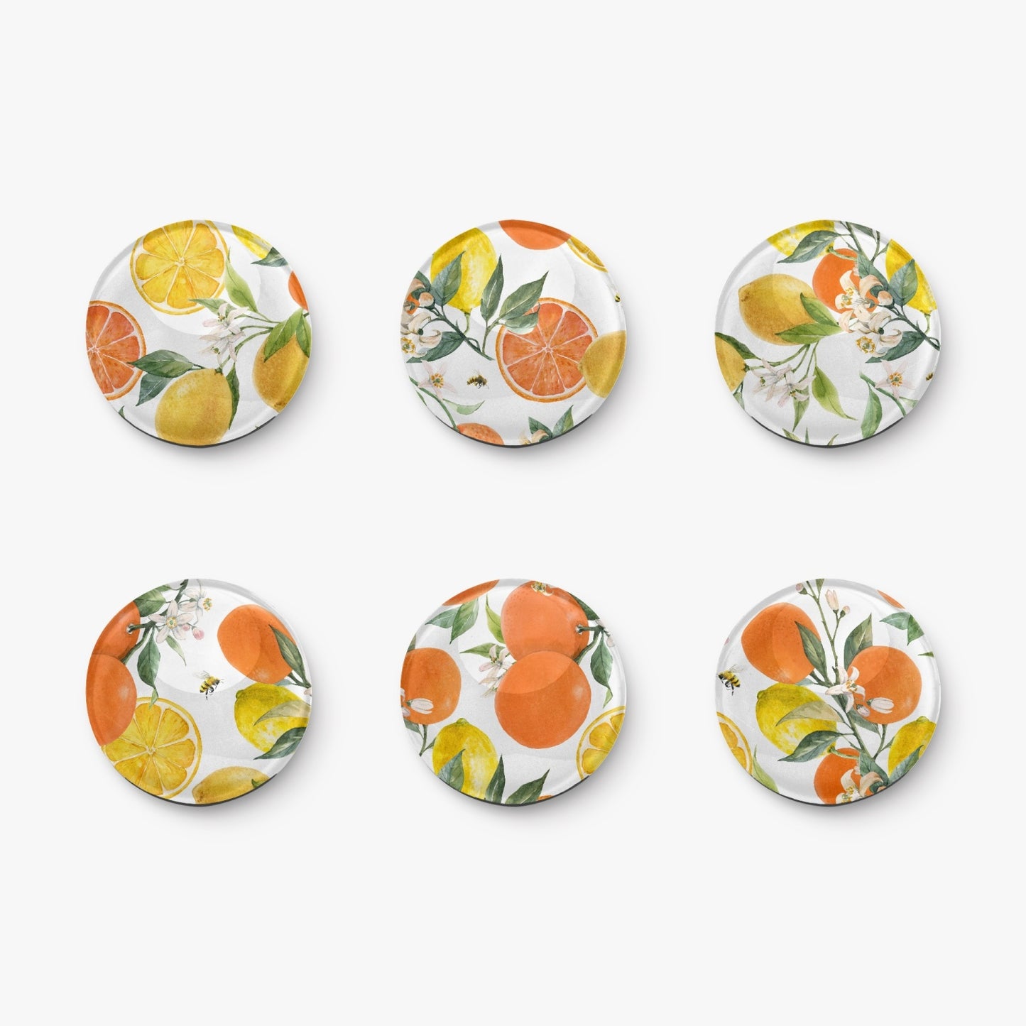 604. 6pcs Fridge Magnet Set