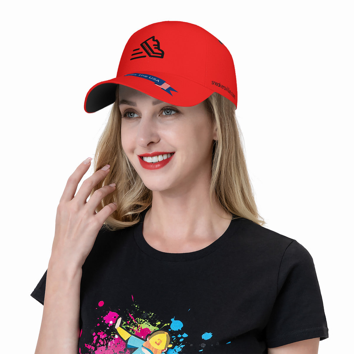 Curved Brim Baseball Cap