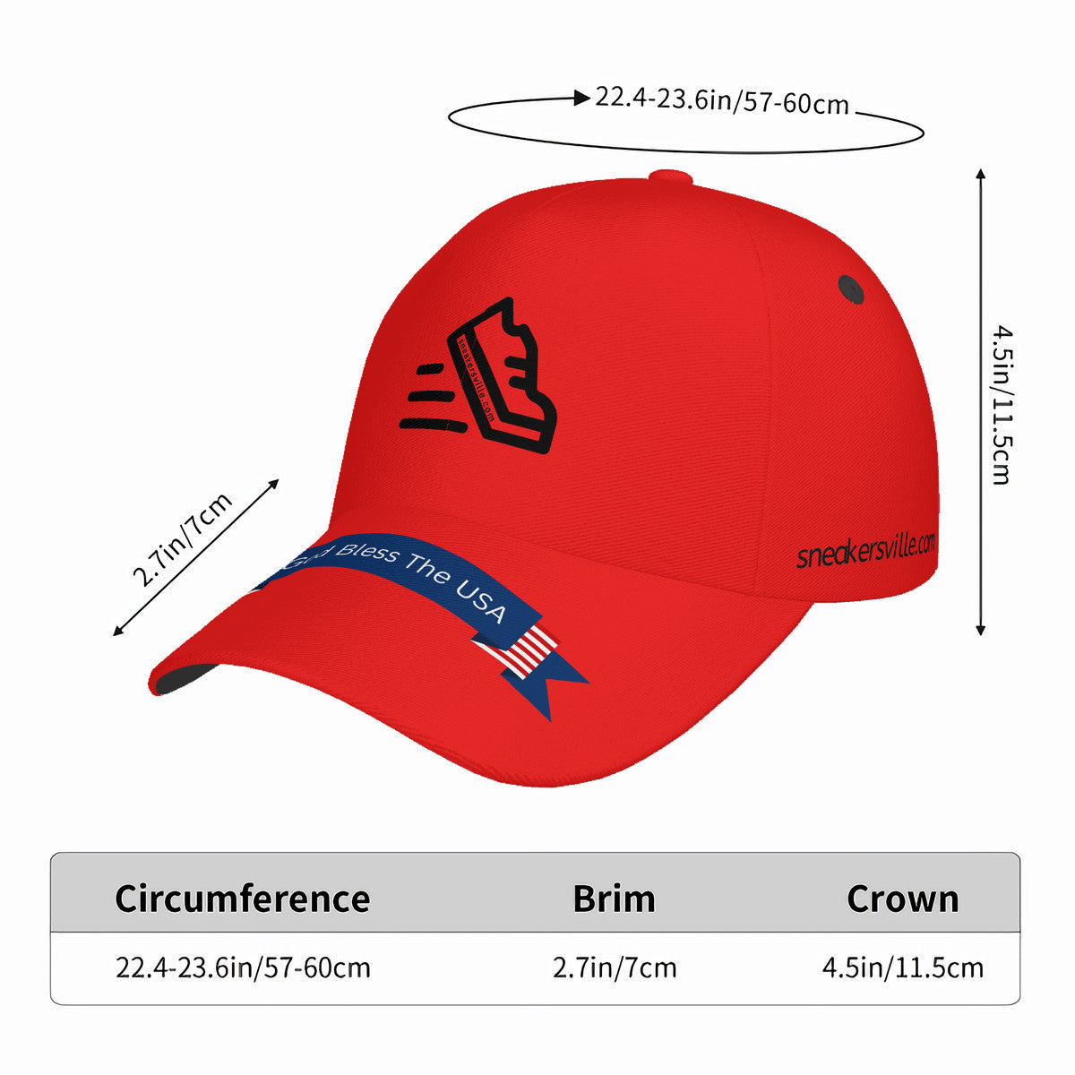 Curved Brim Baseball Cap