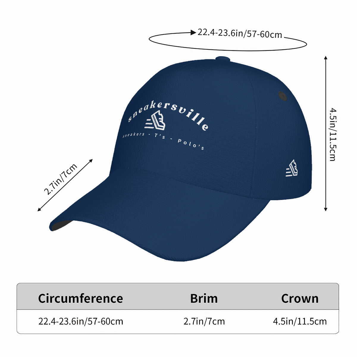 Curved Brim Baseball Cap