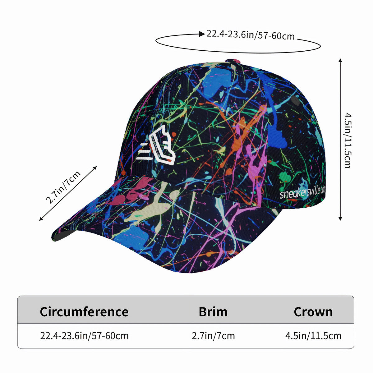 Curved Brim Baseball Cap