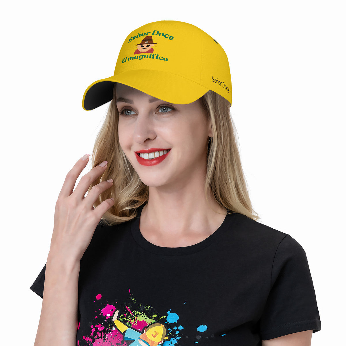 Curved Brim Baseball Cap Senior Doce