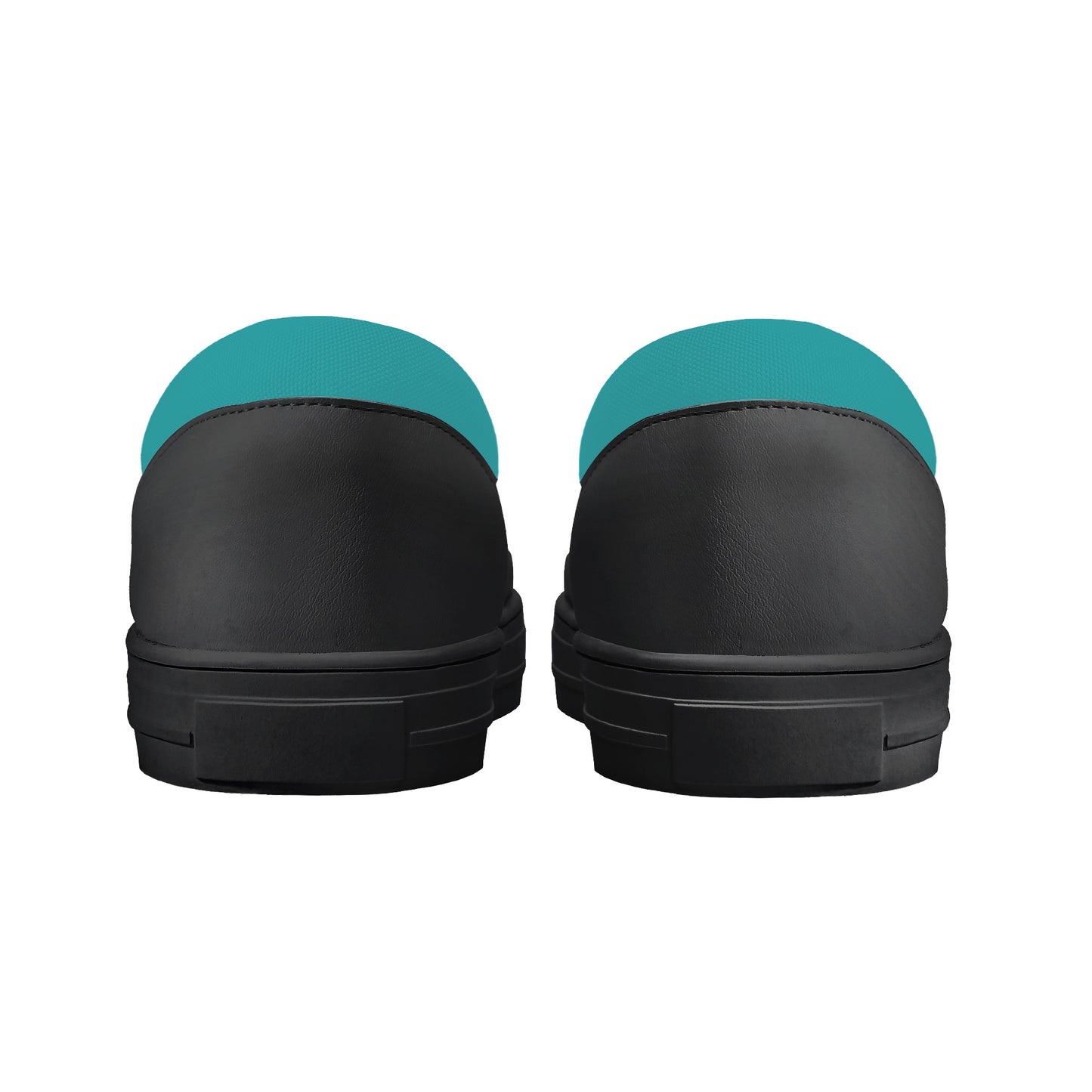 Slip On's - Turquoise & Stripes