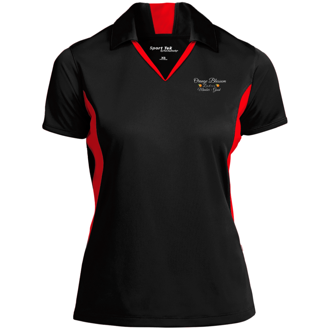 Ladies' Orange Blossom Colorblock Performance Polo