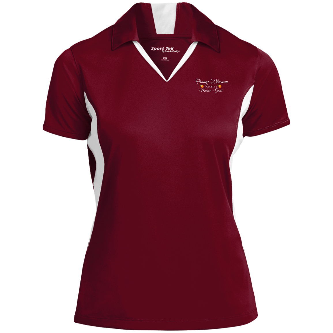 Ladies' Orange Blossom Colorblock Performance Polo