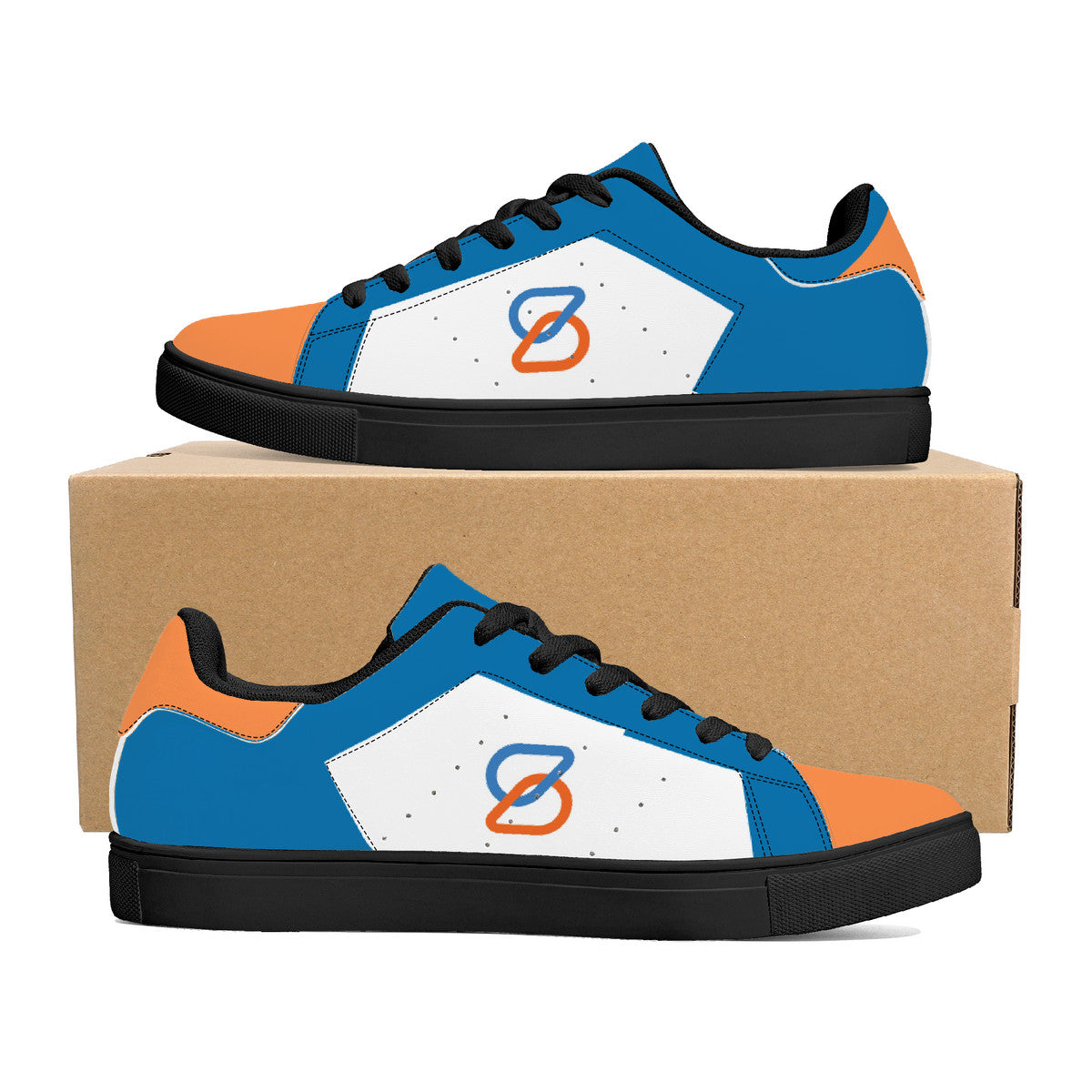 Low-Top Synthetic Leather Sneakers - Custom Designed for Spherion, Inc.