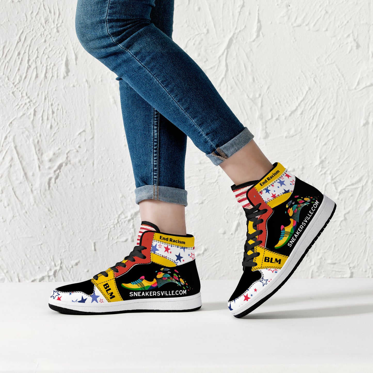 Leather High Top's-Social Justice Design