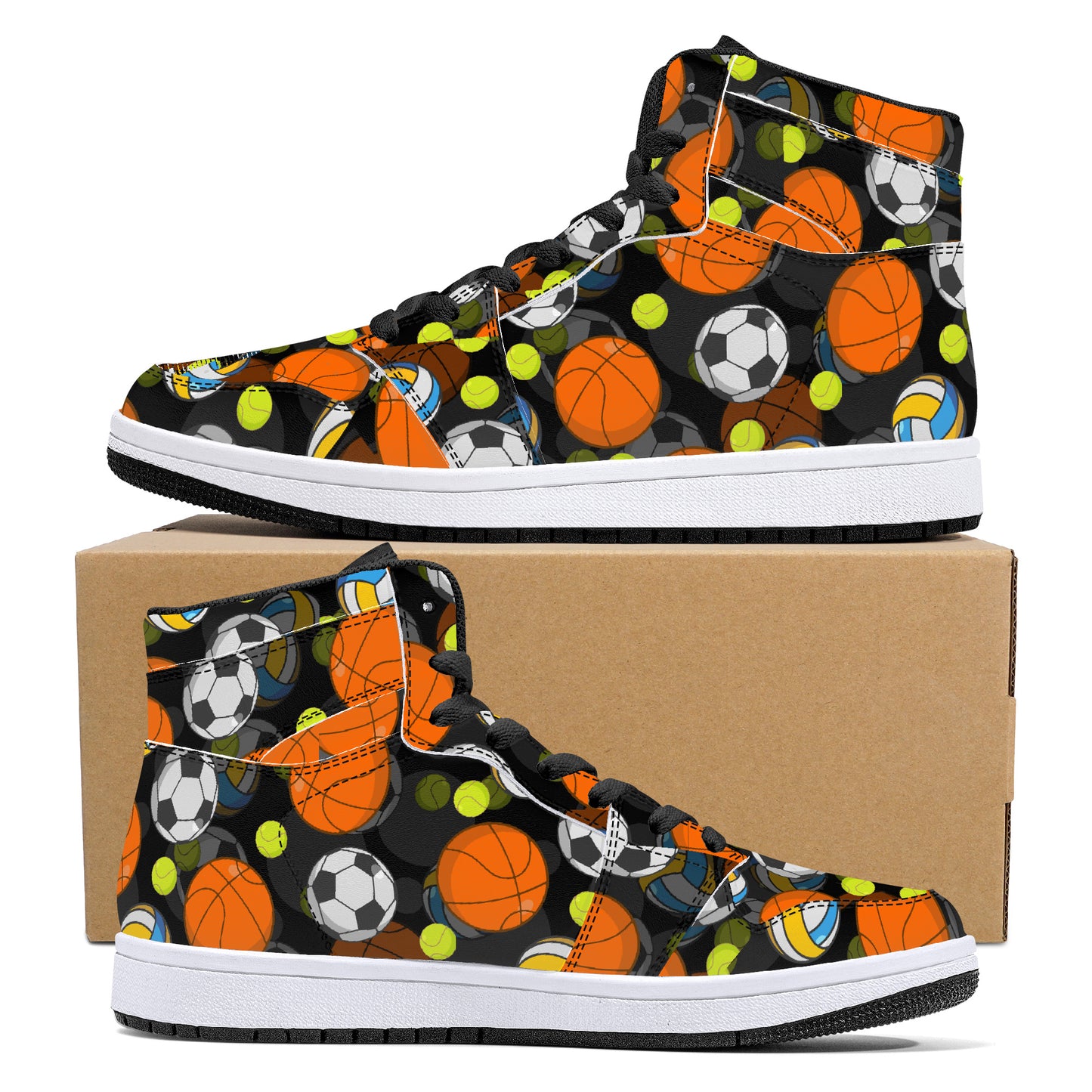 Leather High Tops - Balling Edition