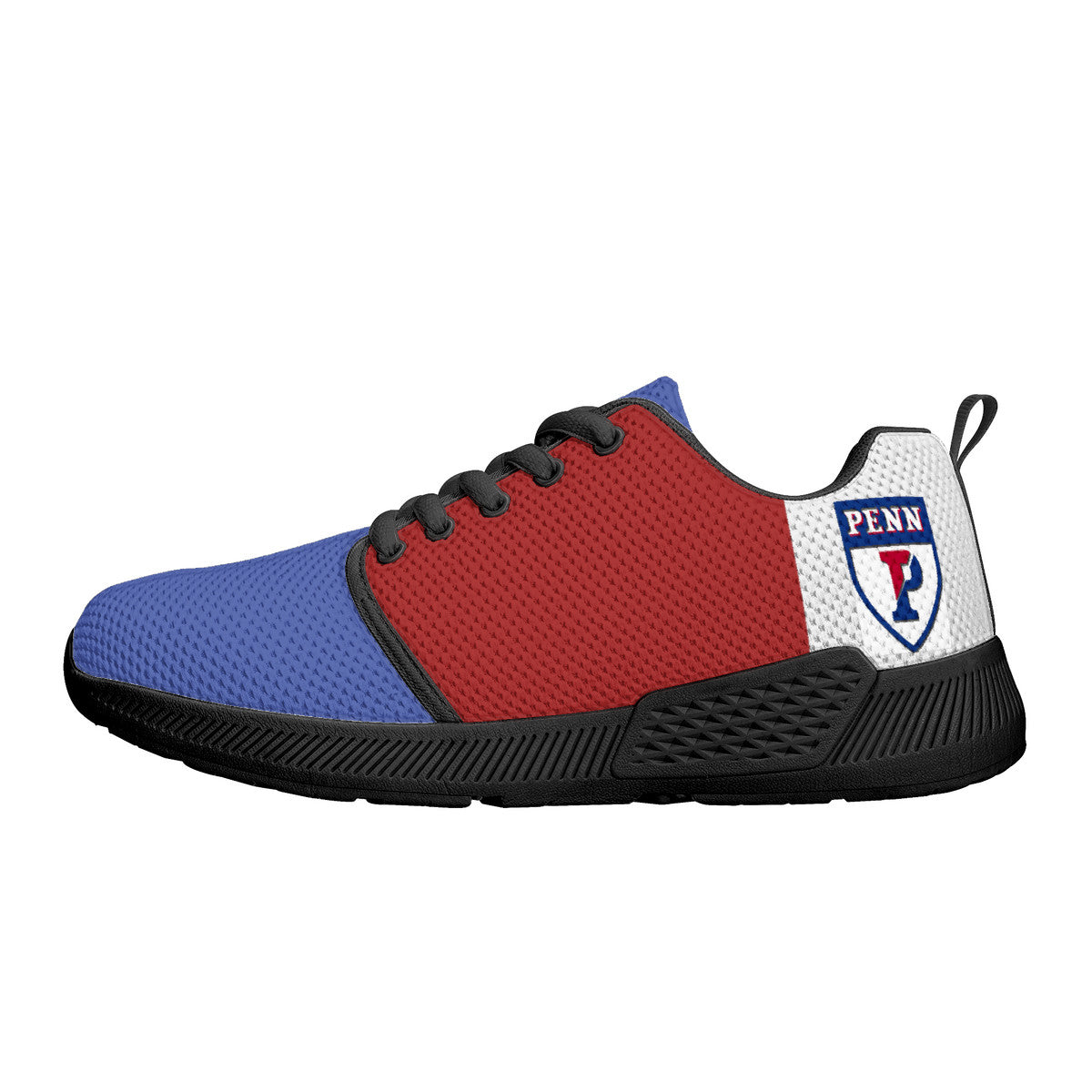 Men's Mesh Athletic Sneakers-Penn University-Justin Watson Edition