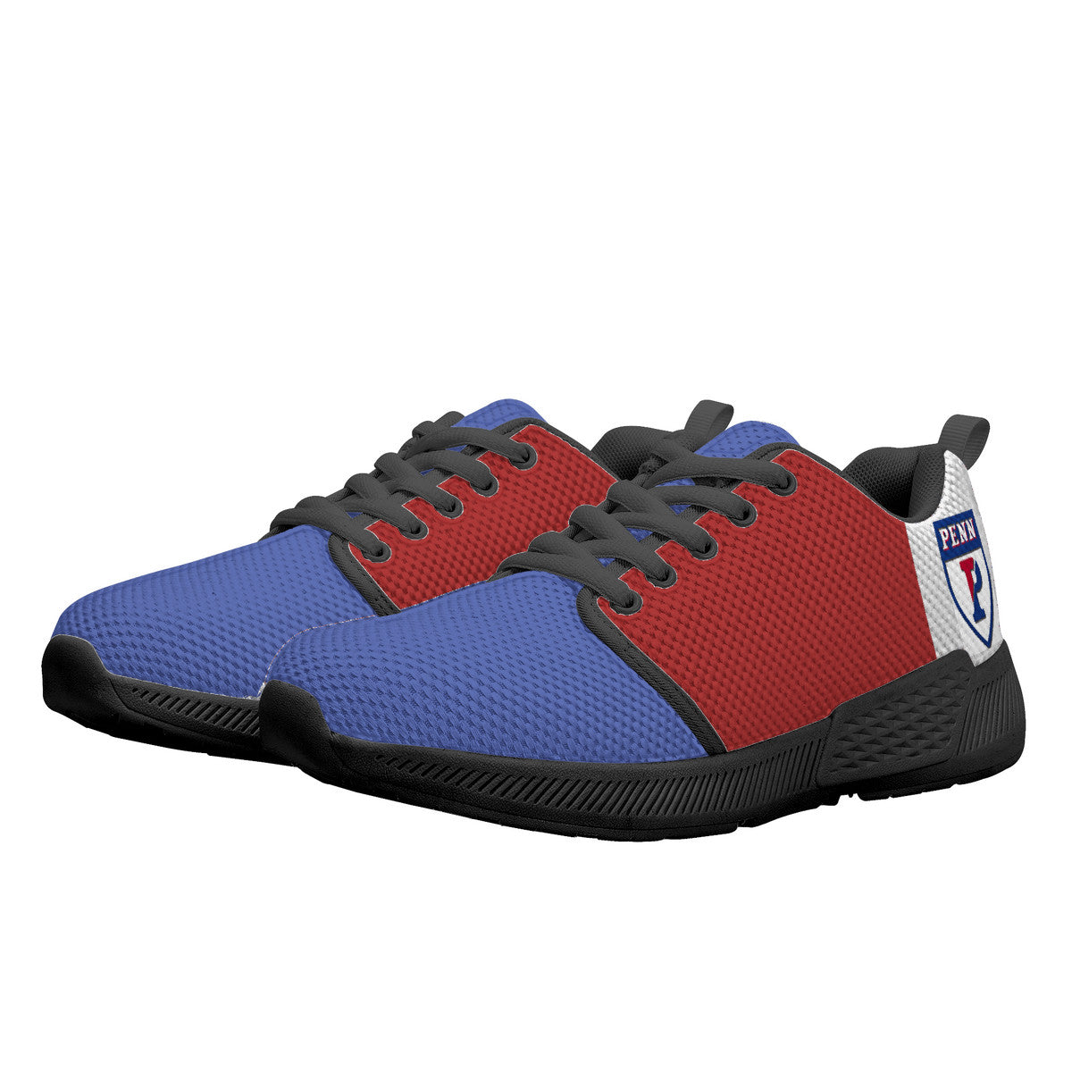 Men's Mesh Athletic Sneakers-Penn University-Justin Watson Edition