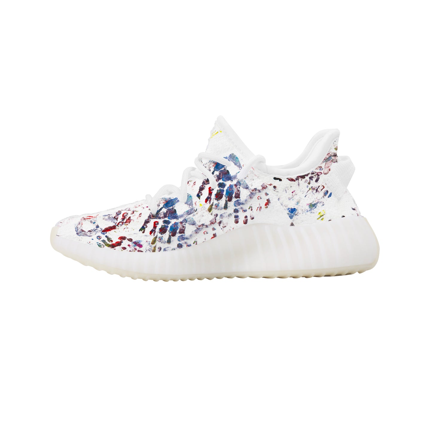 Kids Hand-Prints Mesh Sneakers