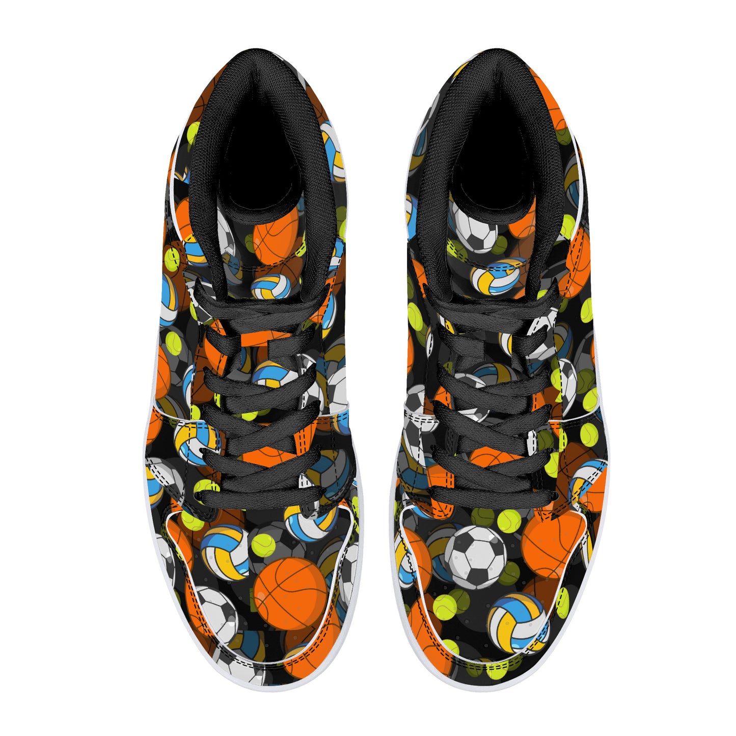 Leather High Tops - Balling Edition
