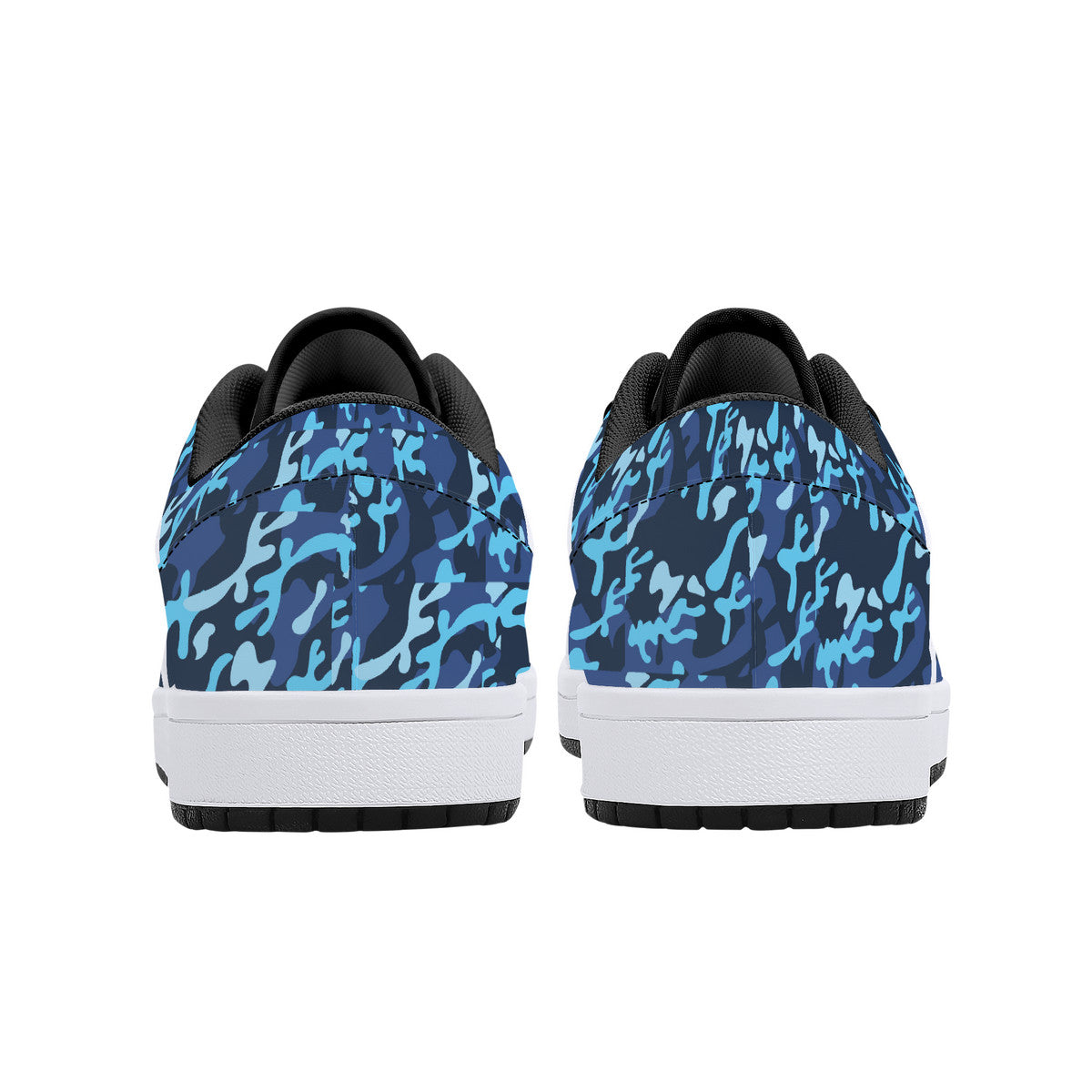 Leather Sneakers - Navy Camo