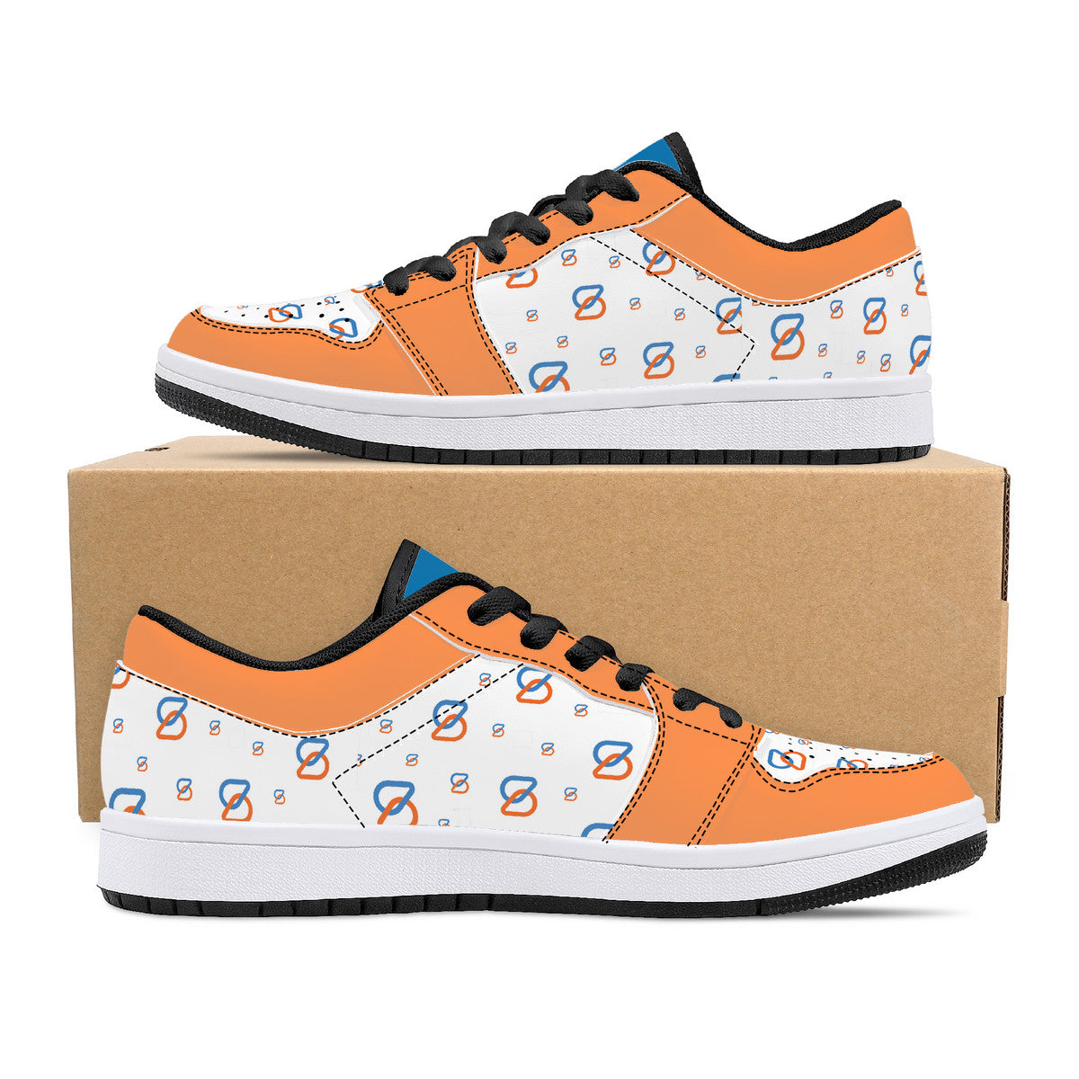 Low-Top Synthetic Leather Sneakers - Custom Designed for Teri Nichols-Willman