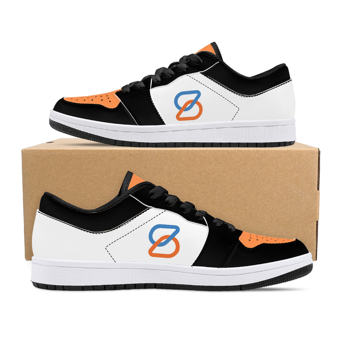 Low-Top Synthetic Leather Sneakers - Custom Designed for Teri Nicols-Willman