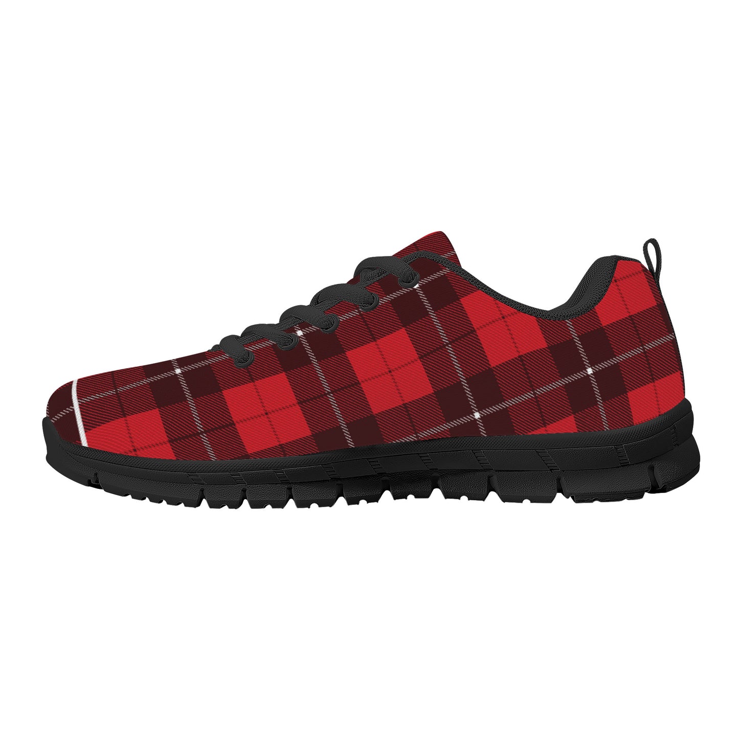 Scottish Red Plaid Sneakers