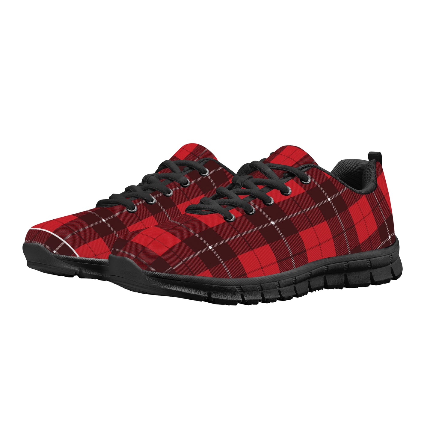 Scottish Red Plaid Sneakers