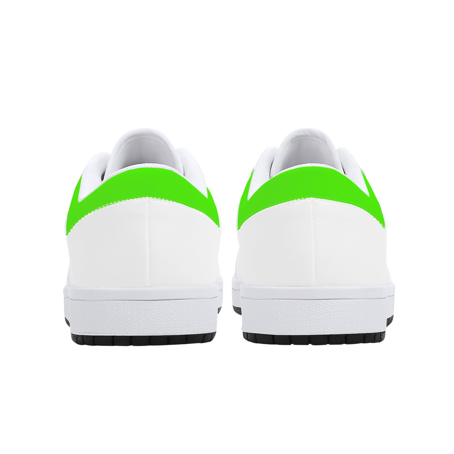 Leather Sneakers - Neon Green