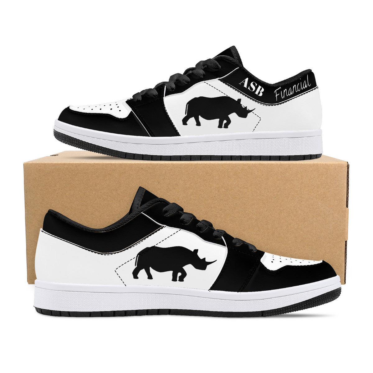 Leather Sneakers - Rhino