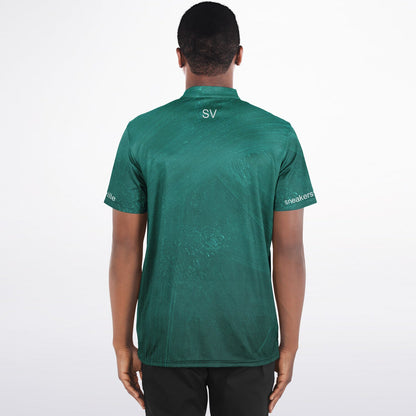 Blade Collar Polo Shirt - AOP