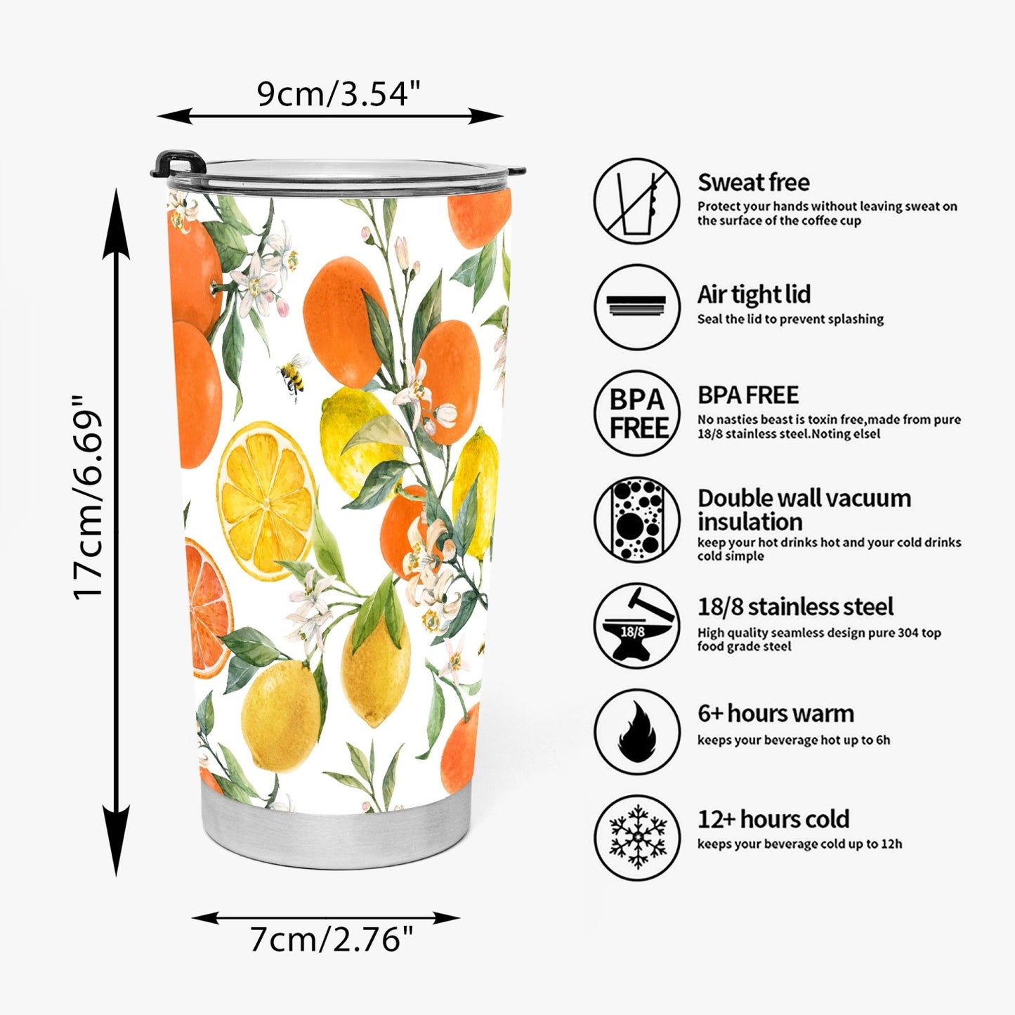 20oz Orange Blossom Tumbler