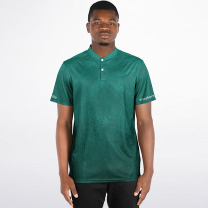 Blade Collar Polo Shirt - AOP