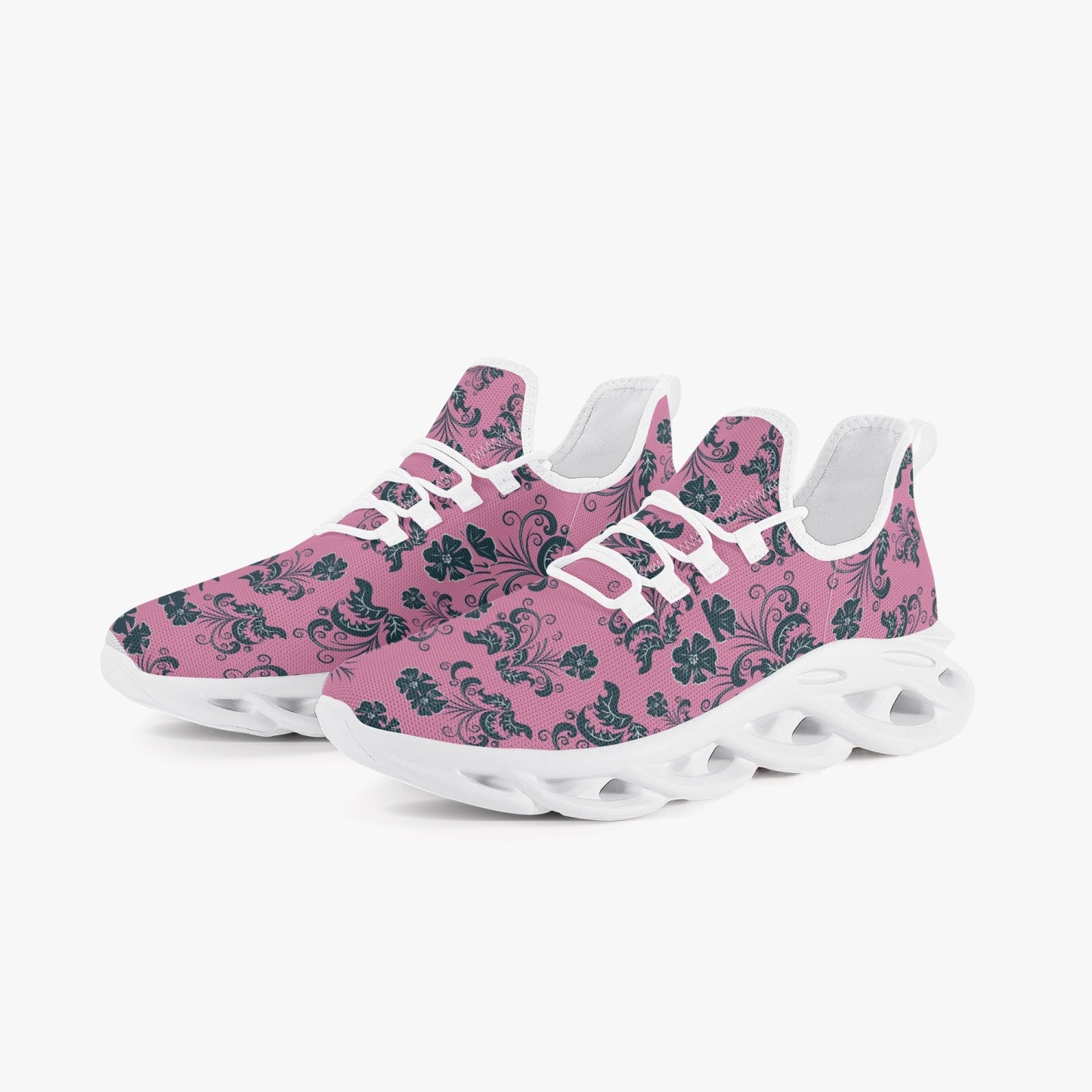 Bounce Mesh Knit Sneakers - White