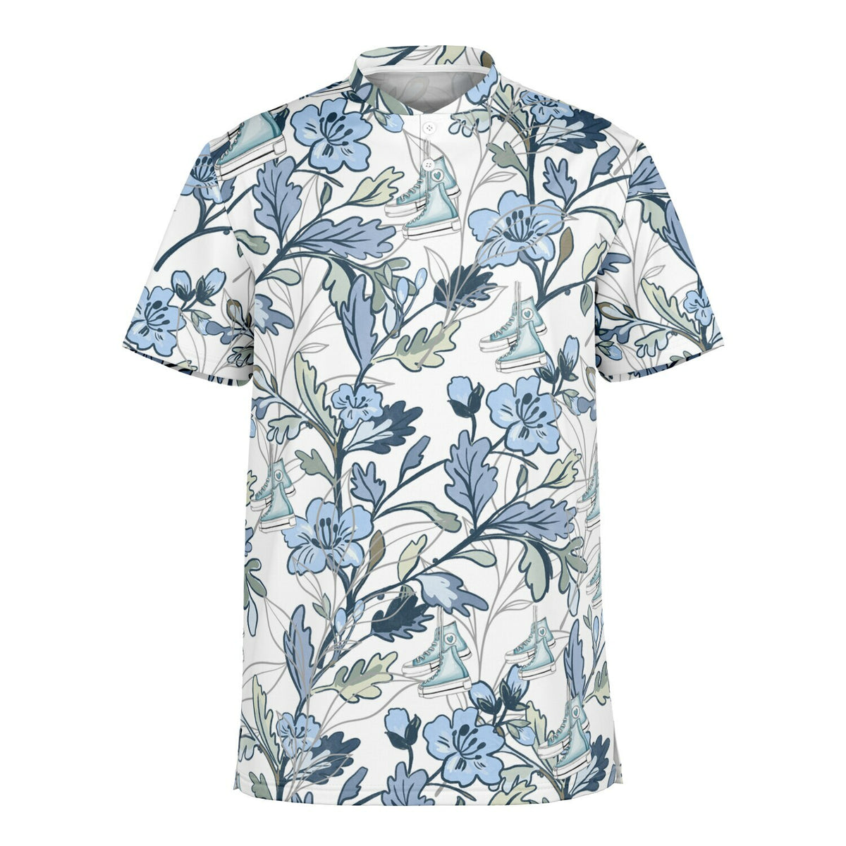 Blade Collar Polo Shirt - AOP