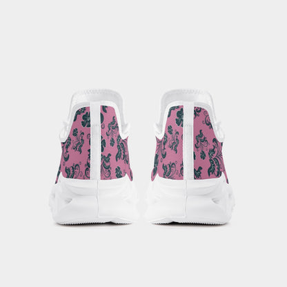 Bounce Mesh Knit Sneakers - White