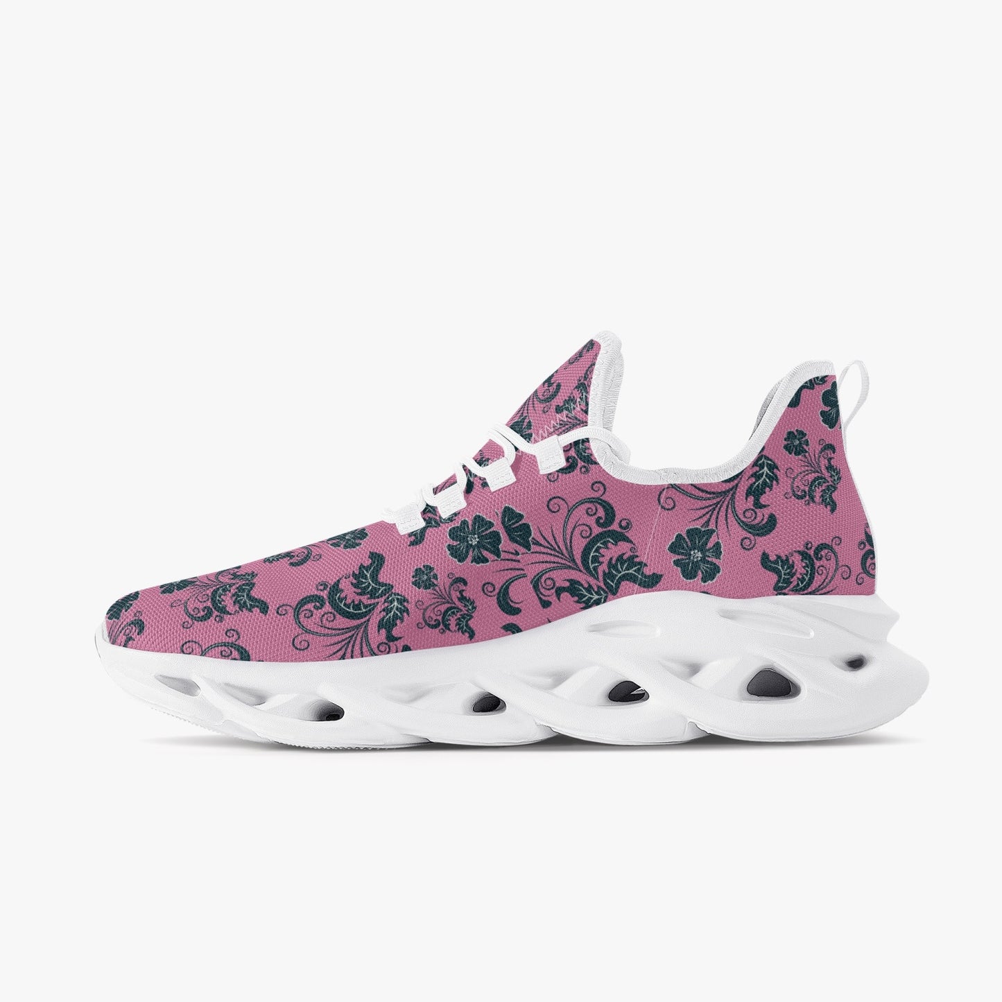 Bounce Mesh Knit Sneakers - White