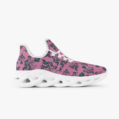 Bounce Mesh Knit Sneakers - White