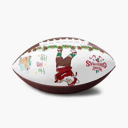 Official size NFL Football - Santa Golfing