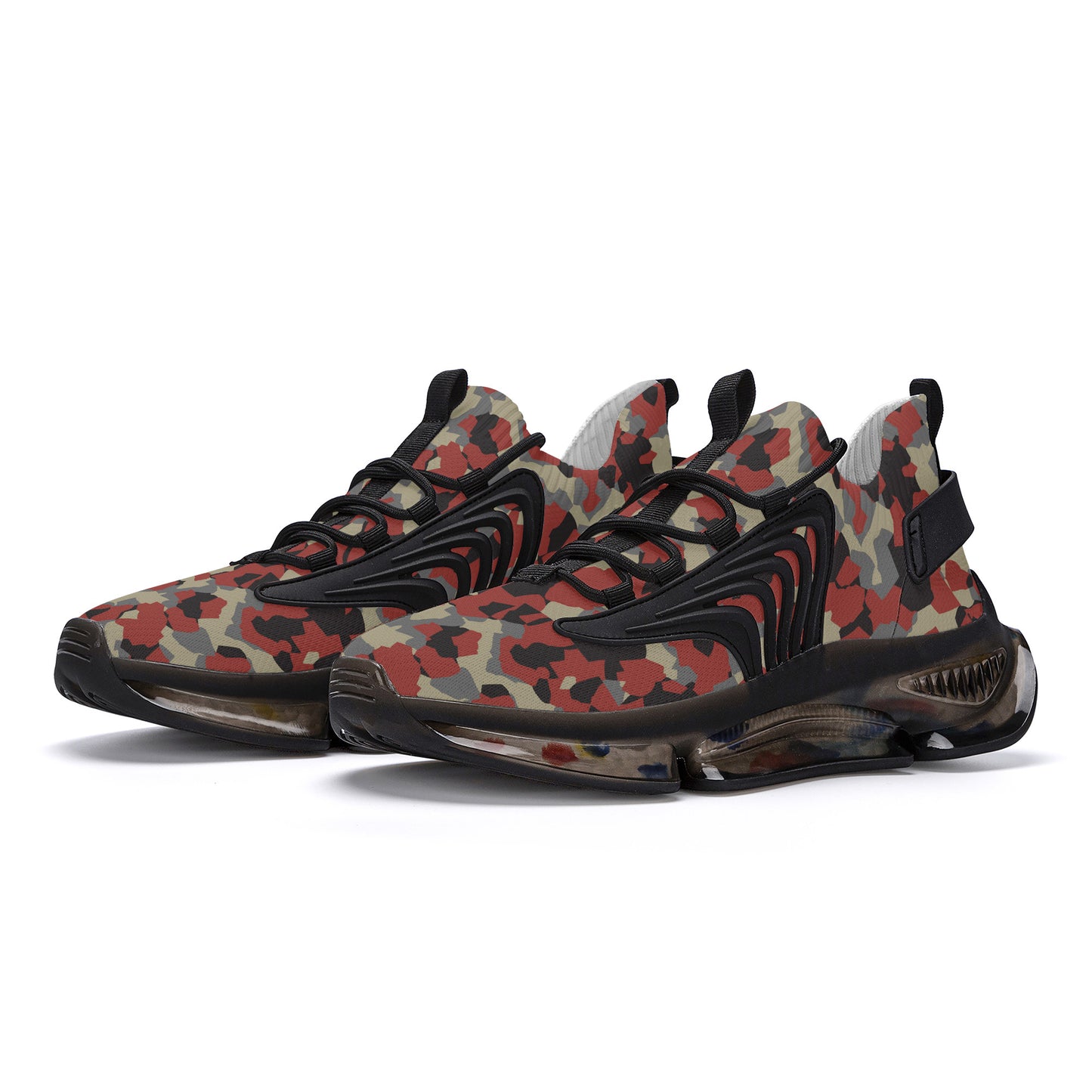 Air Max React Sneakers Red Camo
