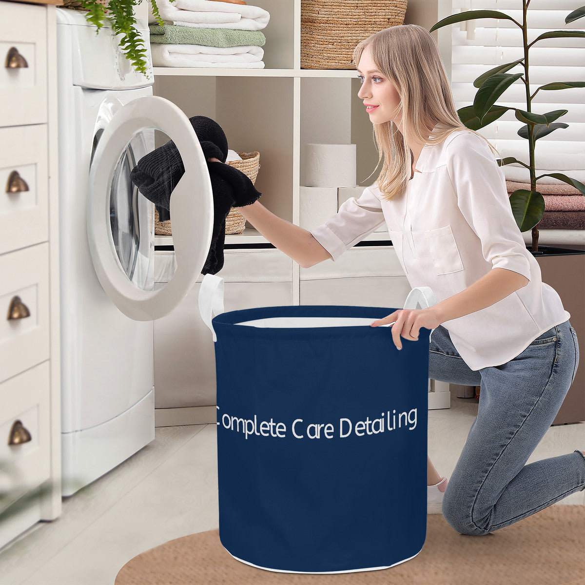 Round Laundry Basket