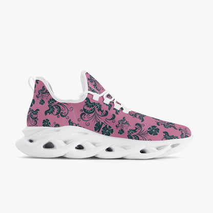 Bounce Mesh Knit Sneakers - White