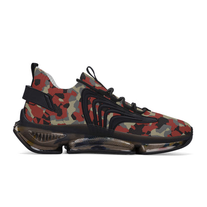 Air Max React Sneakers Red Camo