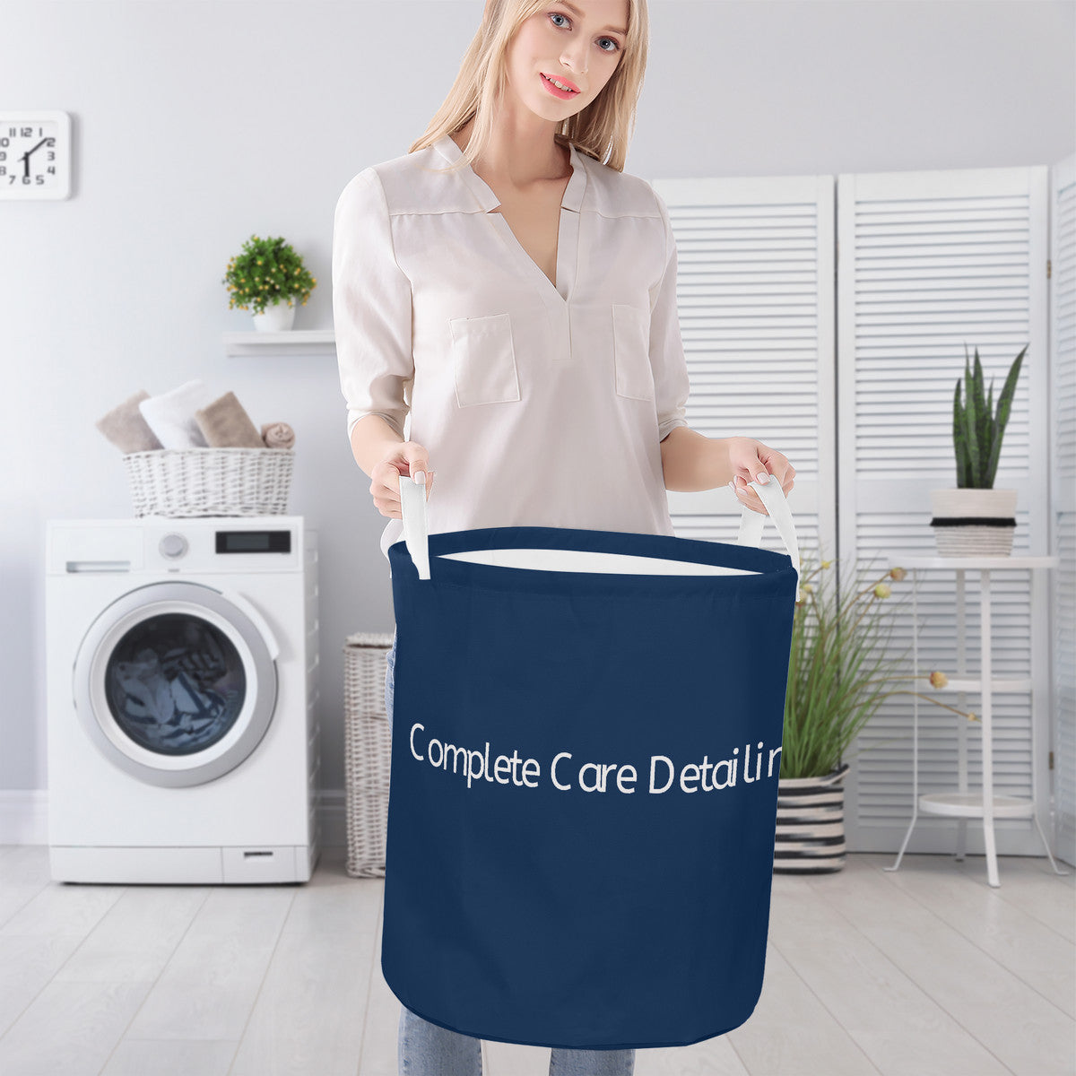 Round Laundry Basket