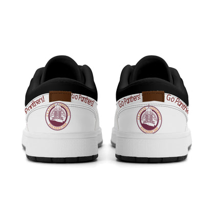 Leather Low Top Sneakers