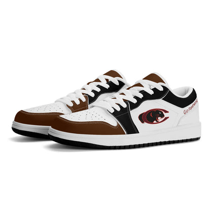 Leather Low Top Sneakers