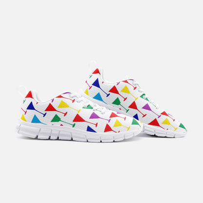Lightweight Athletic - Martini Glasses Mesh Sneakers