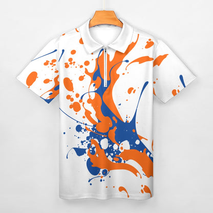 Paint Splatter Polo Shirt