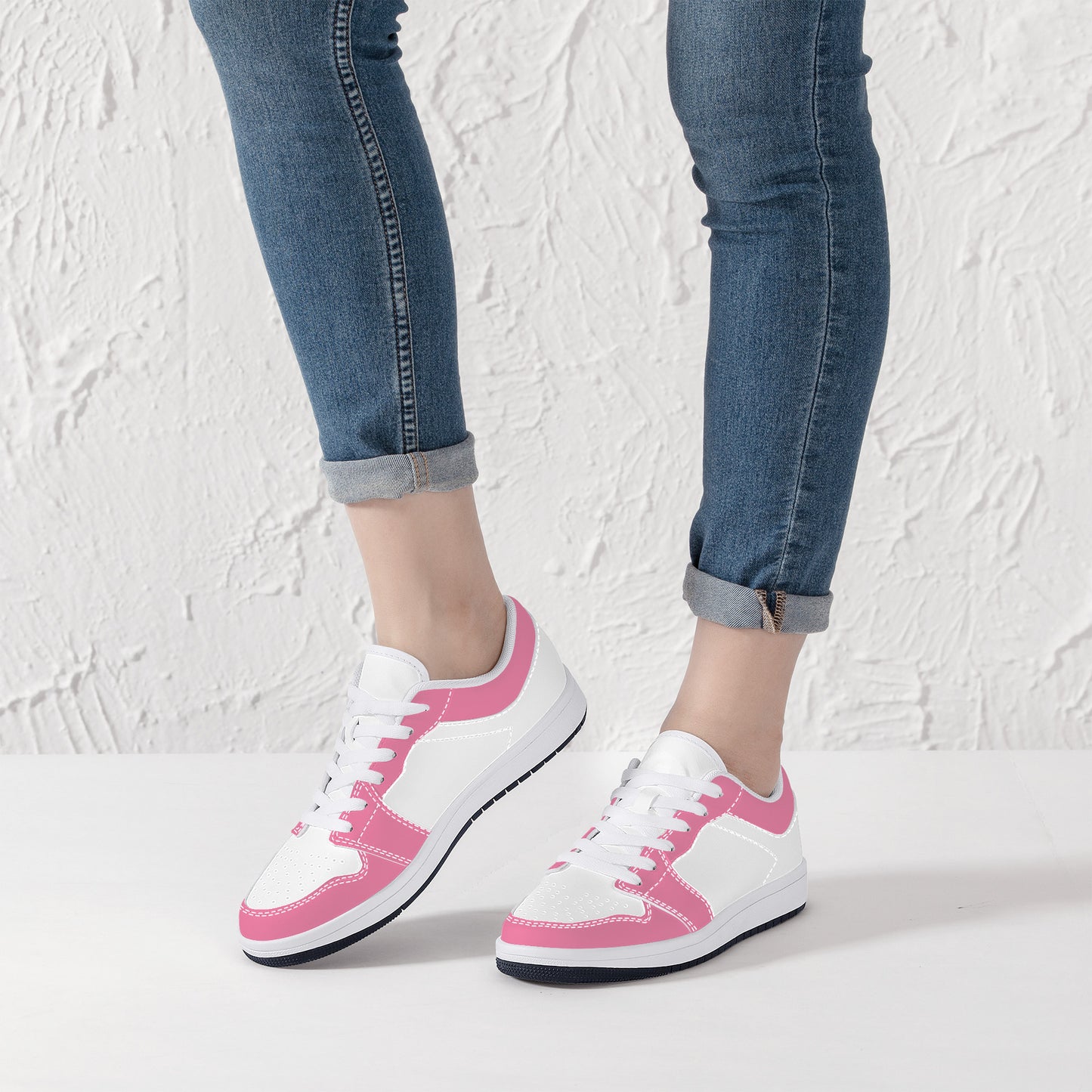 Leather Sneakers - Pink Passion