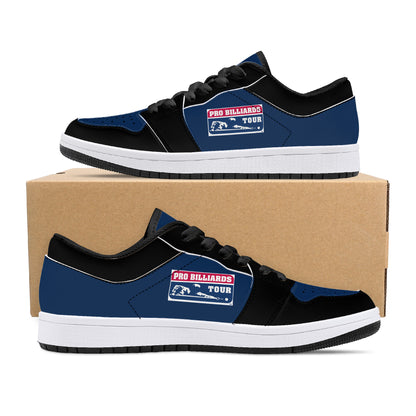 Low-Top Synthetic Leather Sneakers - PBT Model