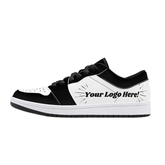 Low-Top Leather Sneakers - Sneakersville Marketing Sneakers