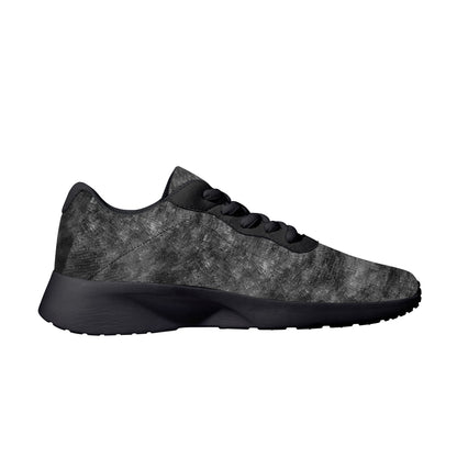 Air Mesh Running Shoes - Black and Grey pattern