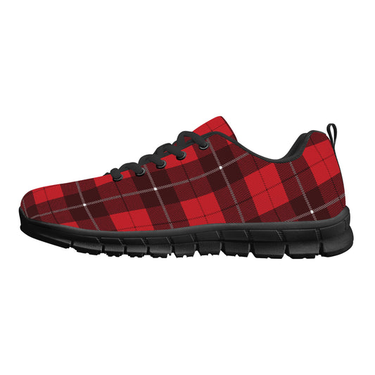 Scottish Red Plaid Sneakers