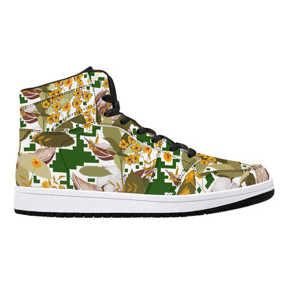 Forest Collection High-Top Leather Sneakers