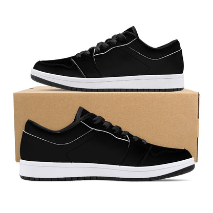 Leather Sneakers - Black Beauty Collection