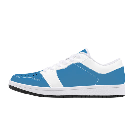 Leather Sneakers - Baby Blue Collection