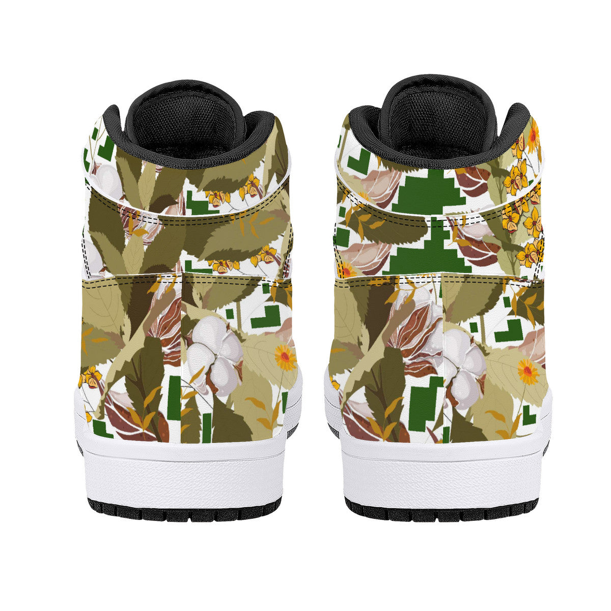 Forest Collection High-Top Leather Sneakers